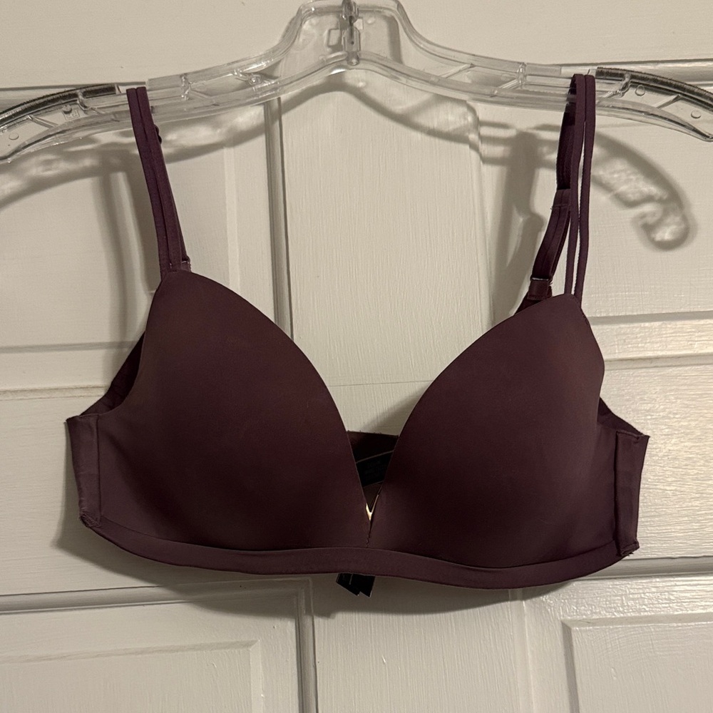 Victoria’s Secret padded no wire Plum Bra